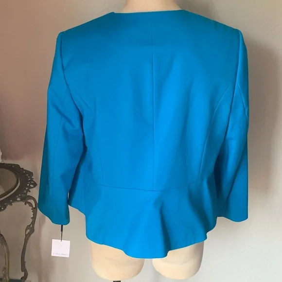 Calvin Klein blue dress blazer suit jacket 18W new with tags - Picture 6 of 13